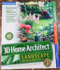 SEALED New Broderbund 3D Home Architect Landscape Design Deluxe 6