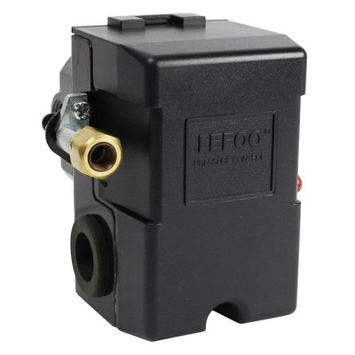 Lefoo Pressure Switch Control 90-125psi 4 Port Heavy Duty 26 Amp for Air Comp...