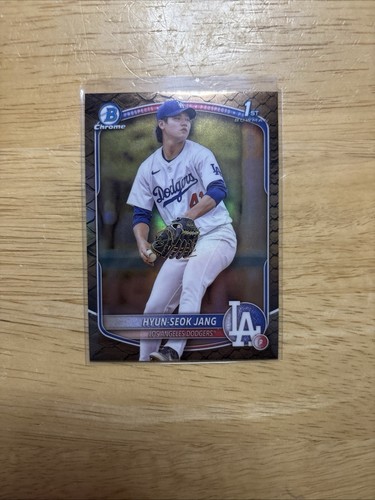 2025 Bowman Chrome Hyun-Seok Jang 1st Reptilian Refractor #BCP-51 Dodgers