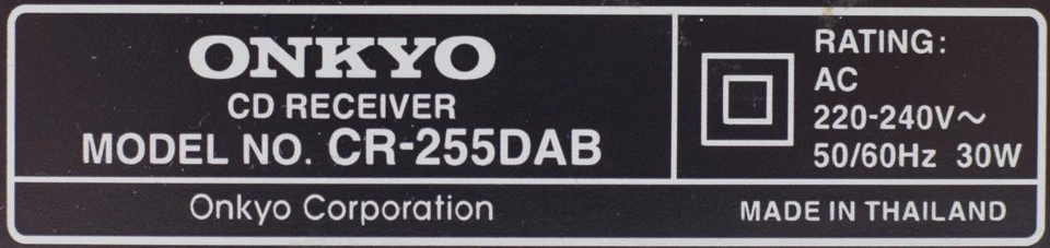 ONKYO  CD Receiver  CR 255 DAB+ ohne Fernbedienung 252146 - Bild 3 von 4