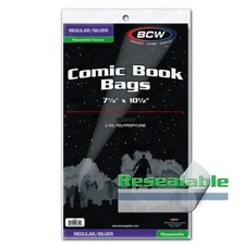 New 10 ct BCW Combo Pack Regular Comic Book Bags-Resealable  Boards