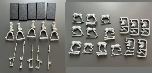 5x Glade Riders 5th Edition - METAL - Wood Elf Realms - Old World WFB - NEW