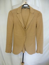 Ladies Jacket Guess By Marciano Uk Size 0, Colour Camel, Layered Wool Blend 7219