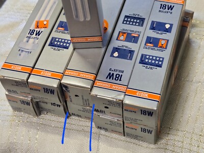 Osram Dulux D Lamp 18W/41K 75w Base G24d-2 USA ~ Lot of 11 (New)