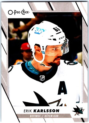 23-24 O-PEE-CHEE PHOTO VARIANT - ERIK KARLSSON #134 SAN JOSE SHARKS