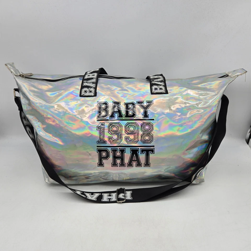 Bolso Bowler de Lona Vintage Baby Phat Bolso de Mano Bolso Holográfico Vinilo Hechizado Años 90 Foto 2 de 4