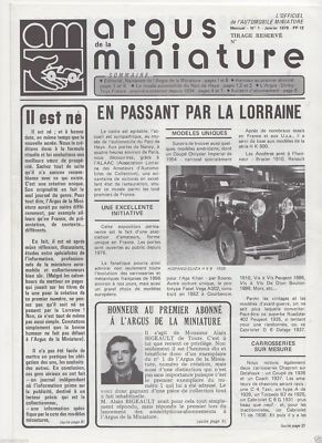 Argus de la miniature n°233 Janvier/Février/Mars 2006