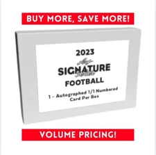 2023 Leaf Signature Series Football Hobby Box 1:1 AUTO PER BOX (Stroud/Burrow?!)