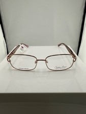 Sophia Loren BR81 Natural 003 Eyeglass Frame 56 17 135. NWT