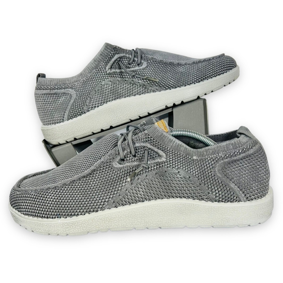 New with tags! Itazero Mens 9.5 gray canvas loafer lightweight slip on shoes ITAZERO | Men main image 3
