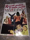 Cinema Manifesto Subject 1F Erotic FORBIDDEN TALES .. Barbara Bouchet 1972