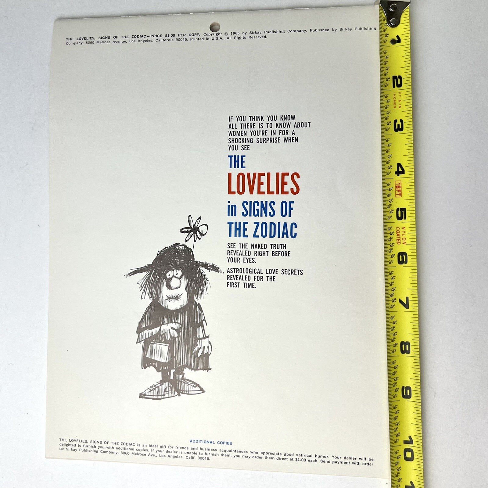 Vtg 1965 Lovelies Signs of the Zodiac Risque Adult Cartoon Folio Ed Gag  Gift | eBay