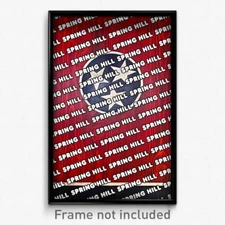 Spring Hill Tennessee Poster (TN City Souvenir 11x17 Town Print)