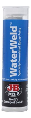 J-B Weld WaterWeld Unterwasser Off White Epoxidkitt Harz 57g