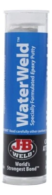 JB WELD J-B Weld WaterWeld Underwater Off White Epoxy Putty Resin 57g