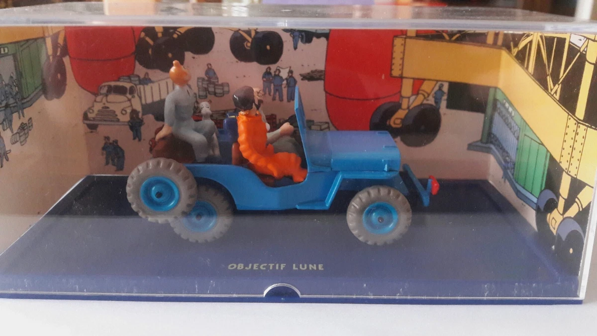 CONSTRUIRE LA JEEP Bleue N° 118 119 120 Figurine HADDOCK , TINTIN