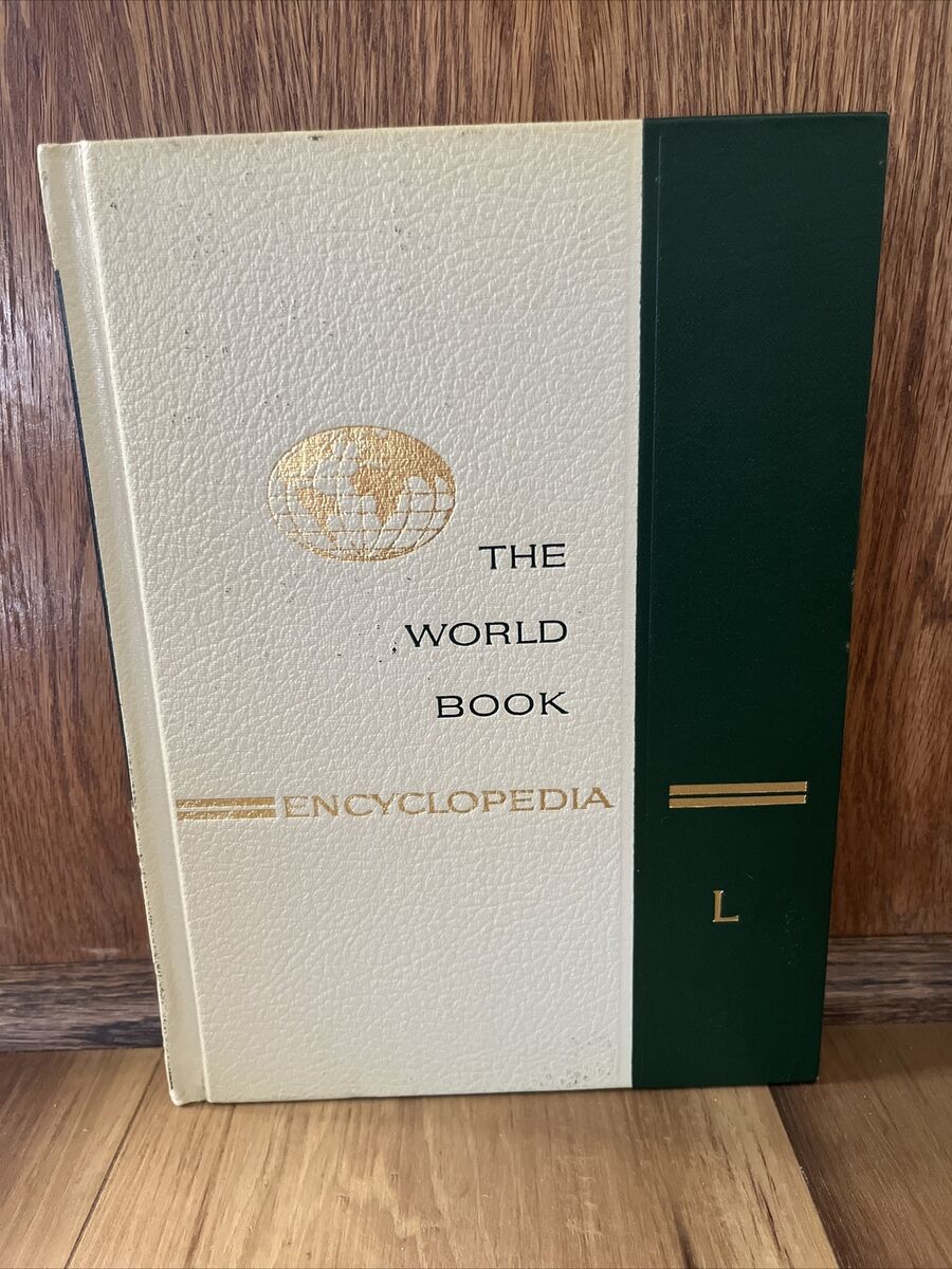 Vintage The World Book Encyclopedia 1967 Volume 12-L Top Edge Gold |