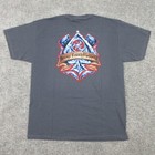 Vintage Orange County Choppers Shirt Mens Extra Large Gray Motorcycle Y2K OCC