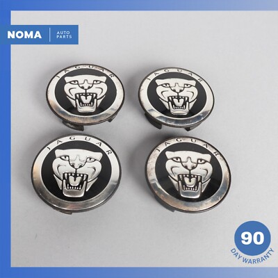 2010 Jaguar X150 XK XKR Wheel Road Center Badge Cap Set of 4