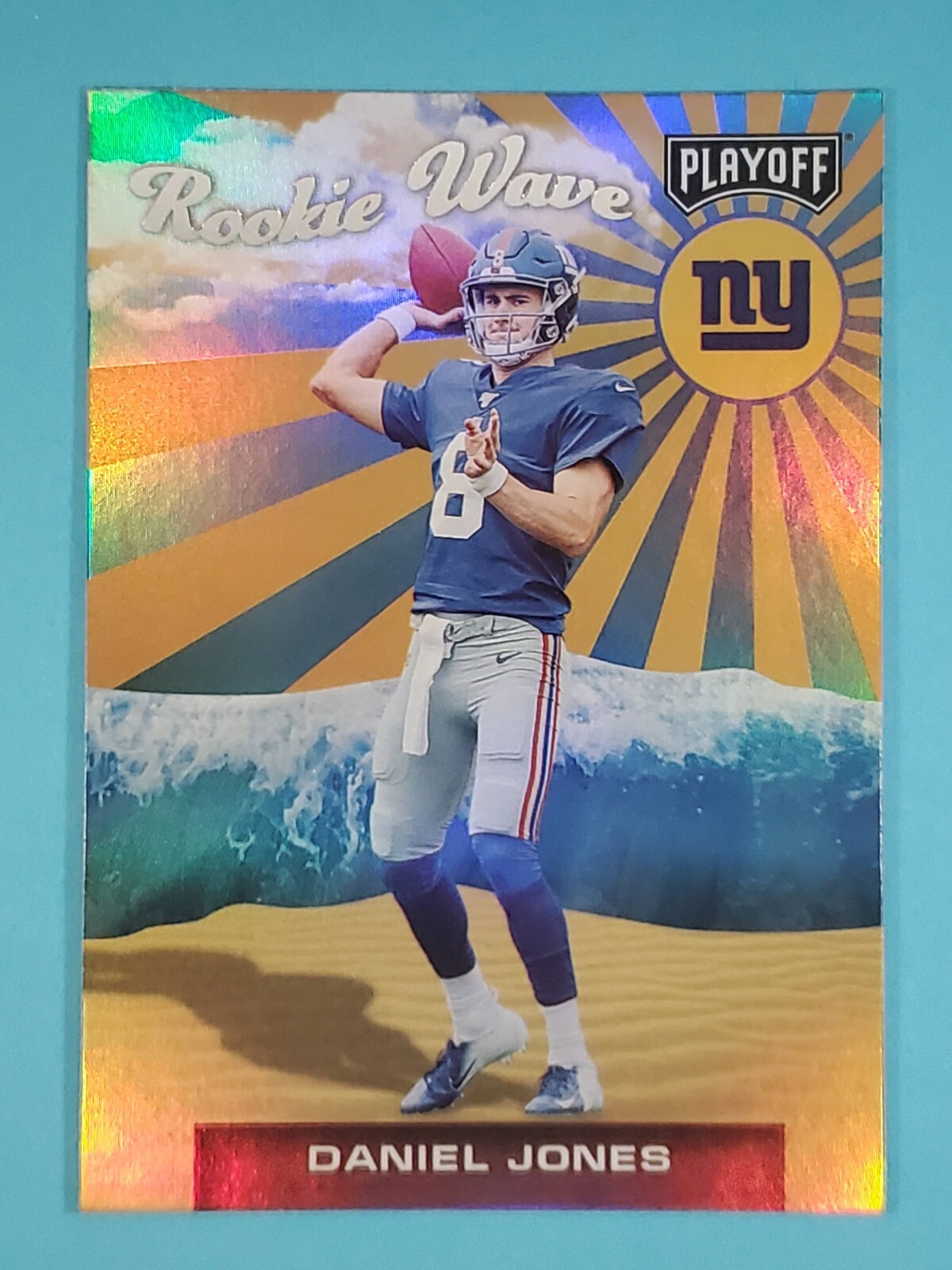 2019 Panini Playoff Rookie Wave RC Daniel Jones New York Giants #2