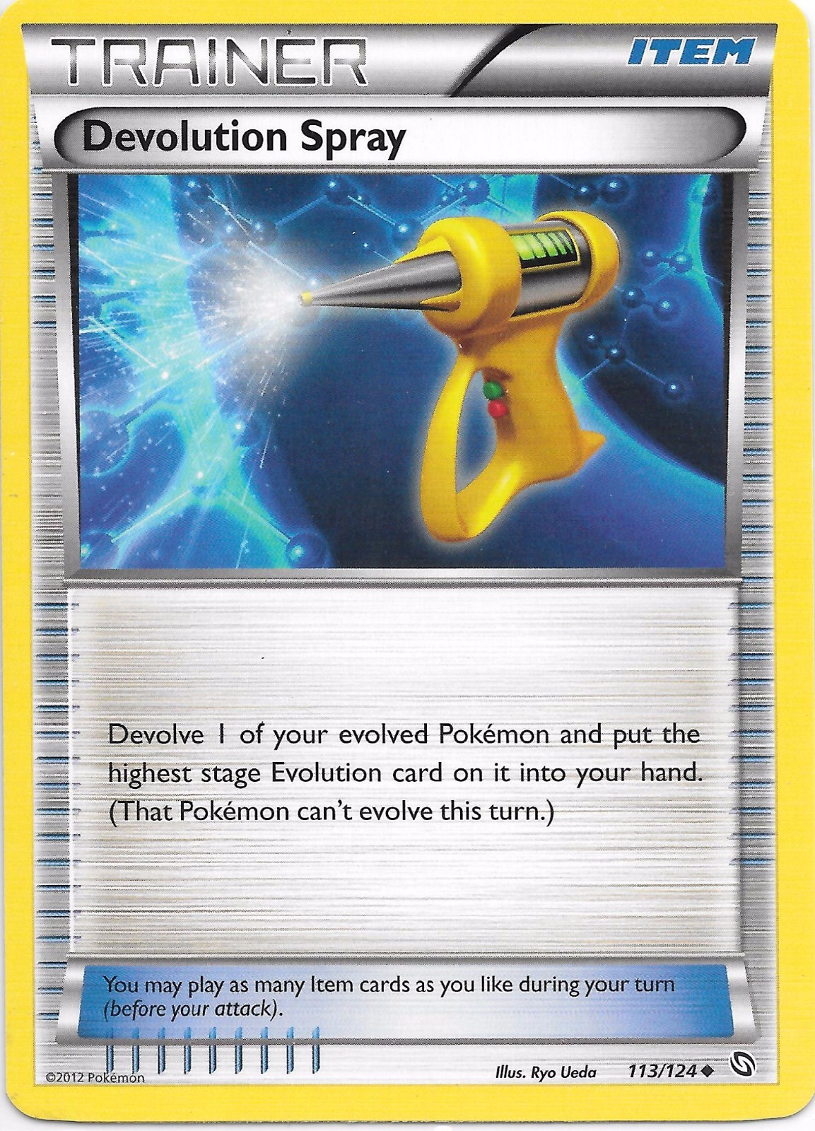 Devolution Spray 113/124 B&W Dragons Exalted Pokemon TRAINER Card EX