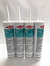4 Ct of Dowsil DOW Weatherproofing Sealant, BLACK, 10.3 fl oz, 791