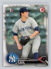 Brady Lail 2016 Bowman Baseball Prospect #BP24 New York Yankees Bowman 1st
