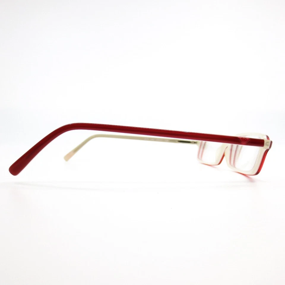 Monturas de gafas Emporio Armani 674 595 rojo blanco rectangulares 49-17-135 Foto 4 de 4