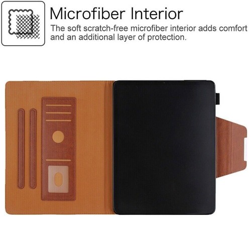 For iPad Mini/Air/Pro 9.7'' 11 12.9 13'' 2024 Magnetic Flip Wallet Leather Case - Picture 14 of 109
