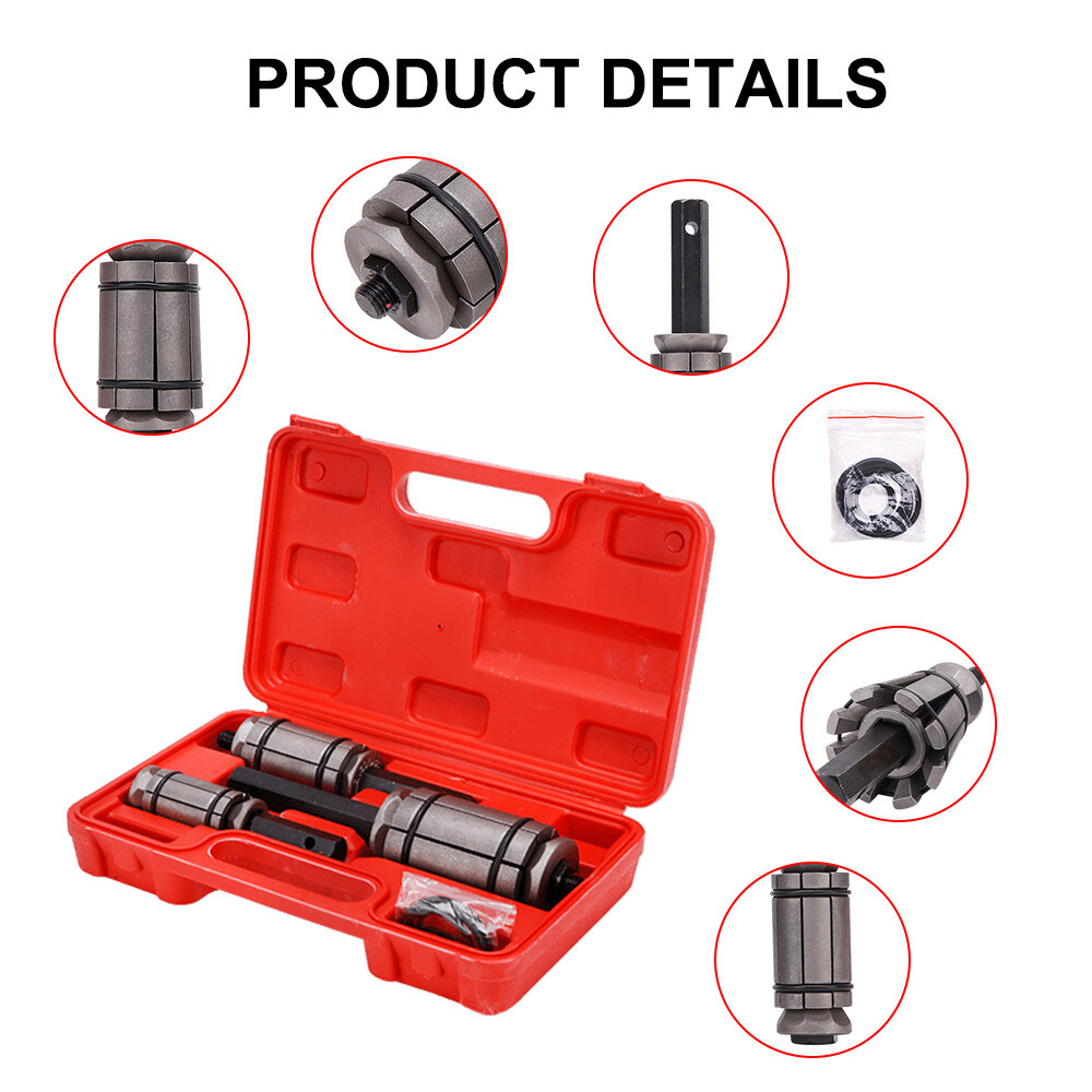 3 Piece Tail Pipe Expander Set Muffler Exhaust Pipe Dent Auto Remover