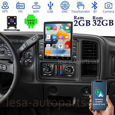9.7'' Carplay For Chevrolet Chevy Silverado 2003-2006 Car Radio GPS Navi Android