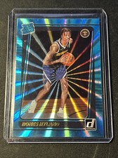 2021 Donruss Bones Hyland Rated Rookie Light Blue Sunburst/Laser