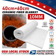 16"x24" Ceramic Fiber Blanket Fireproof Insulation Mat For Forge,Foundry,Furnace