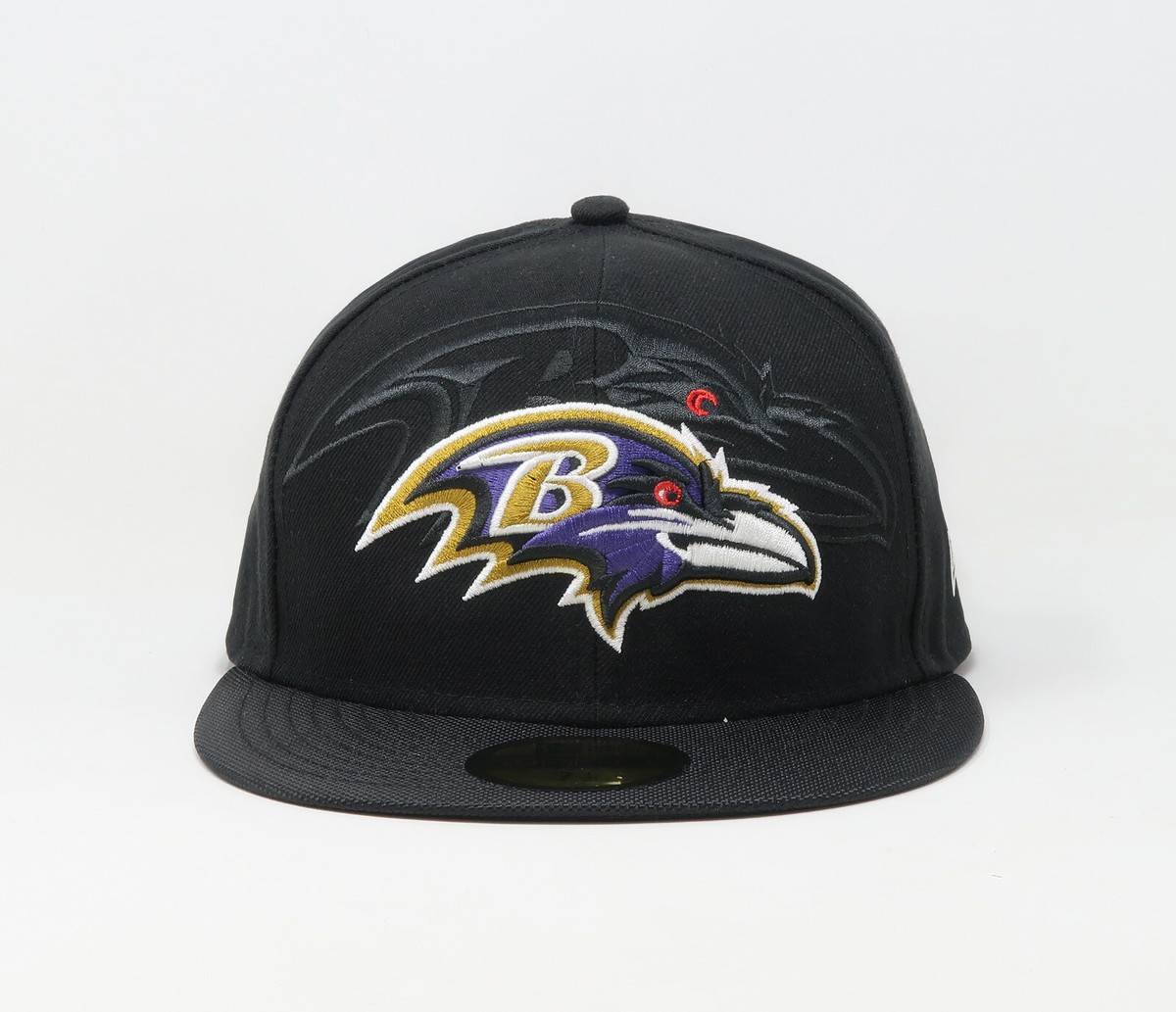 New Era 59Fifty Men Boys Cap Baltimore Ravens Black On Field