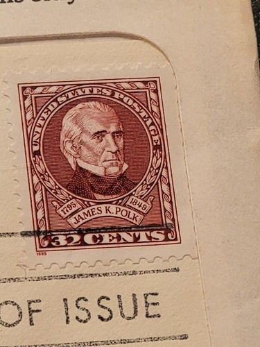 USA3 #2587 ADDR PCS ARTCRAFT FDC James Polk First Day of Issue Sealed Stamp - Picture 4 of 9