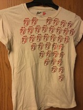 Rolling Stones  2006 Light Brown Shirt. Ladies Cut. XL.