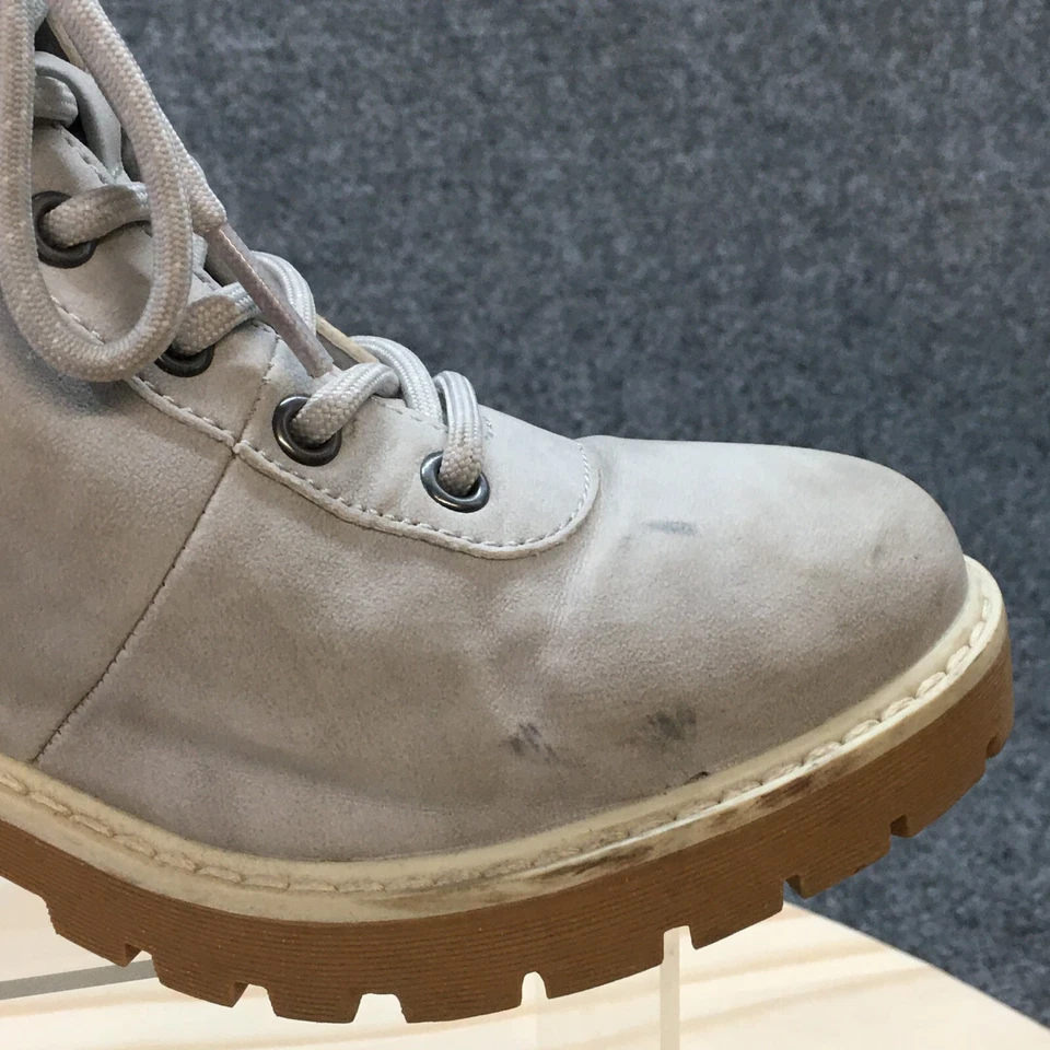 Maurices ботинки женщин 6,5 M Morgan шнурует вверх молнии каблуки туристический ботинок серый - Изображение 4 из 4