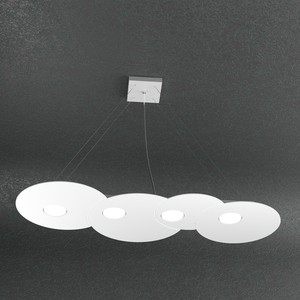 Lampadario lampada design moderno minimal 7 luci alto bassoluce ... Lampadario design moderno