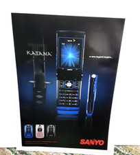 2006 Sanyo Katana Phone Original Print Ad