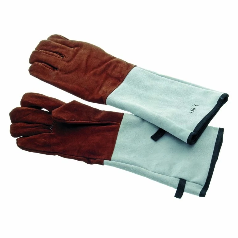 SCHNEIDER Leder Backhandschuhe Hitzeschutzhandschuhe Finger Ofenhandschuhe