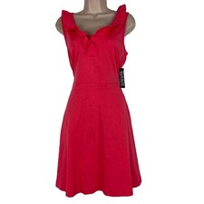 New NY&C Dress Women's Medium Sleeveless A-Line Knee Length Side Pockets NWT