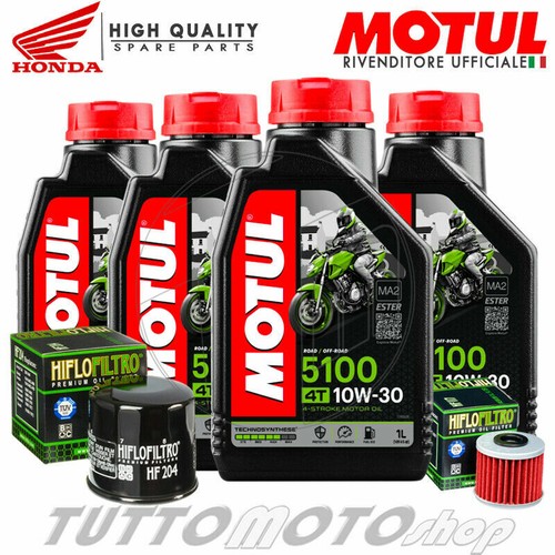 KIT TAGLIANDO OLIO Motul 5100 15W50 Per Honda GL1200 A Gold Wing 1984