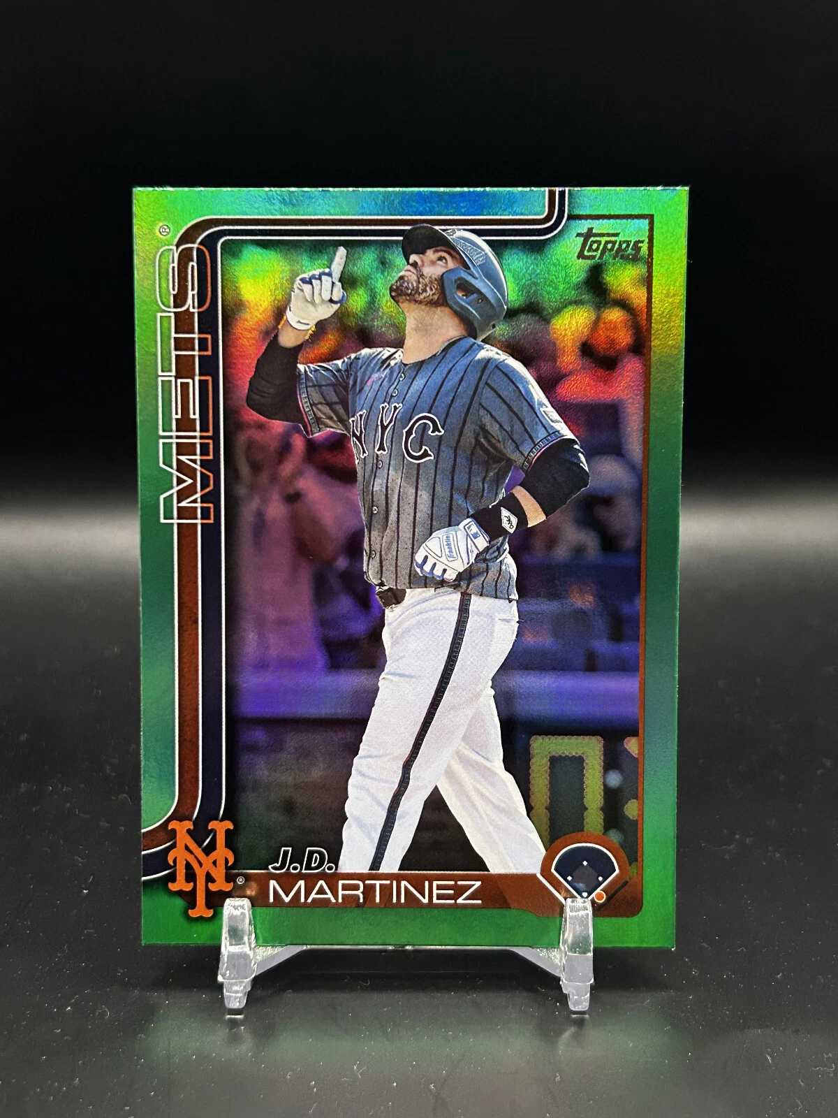 2025 Topps J.D. Martinez #549 Green Foil 5/99 Series 2
