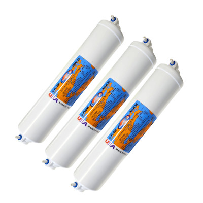 Omnipure Q5620 Kohleblockfilter 1 Mikron – 12x25 Cm, Mit Drehventil, Für Kühlschrank & Umkehrosmose