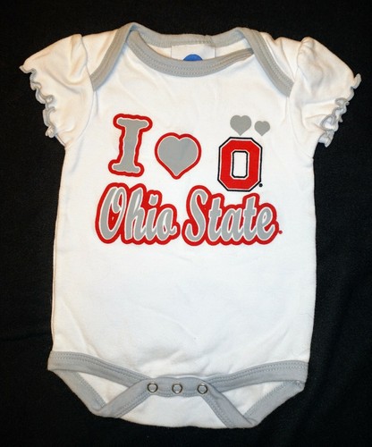 Ohio State University OSU Buckeyes NCAA College Onsie Size 0 - 3 Months - 第 1/1 張圖片