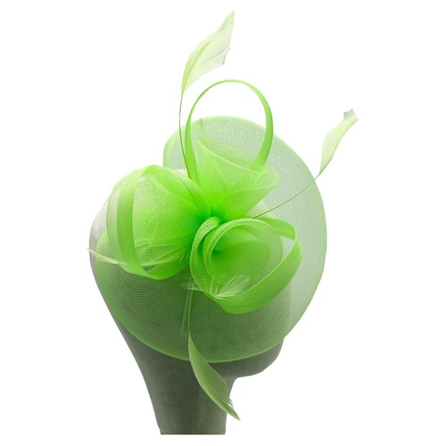 Women Flower Feather Fascinator Headband clip Hat Wedding Race Royal Ascot Prom - Picture 31 of 40