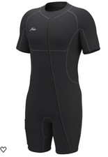 Herto Mens Small 2mm Shorty Wetsuit, for Diving Snorkeling Surfing Swimming NEW