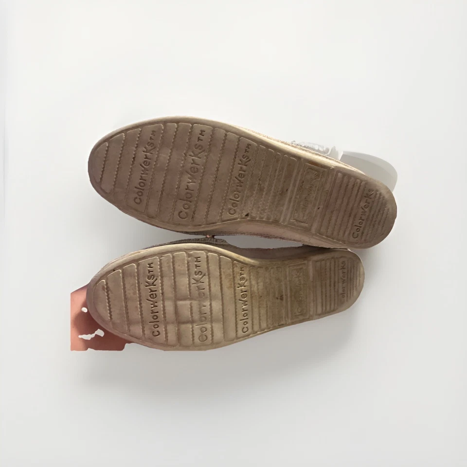 Zapatos Colorwerks Talla 9 Vintage Navidad Cuentas Festivo Vacaciones Foto 2 de 4