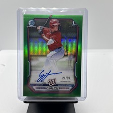 Coy James True Green On Card Auto /99 2026 Bowman Chrome Nationals