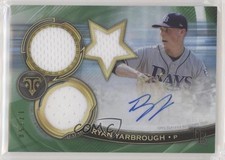 2019 Topps Triple Threads Emerald 17/50 Ryan Yarbrough #RFPAR-RY Auto 5w7